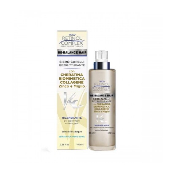 Retinol Complex Siero Ristrutturante Con Cheratina Biomimetica E Collagene 100 Ml