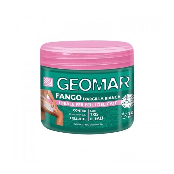 Geomar Fango D'Argilla Bianca Trattamento Anticellulite 600 G