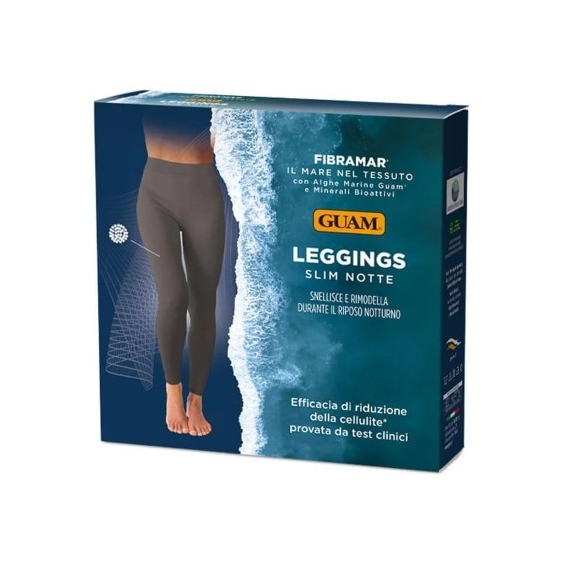 Guam Fibramar Slim Notte Leggins Snellente E Rassodante Taglia Xs/S 38-40