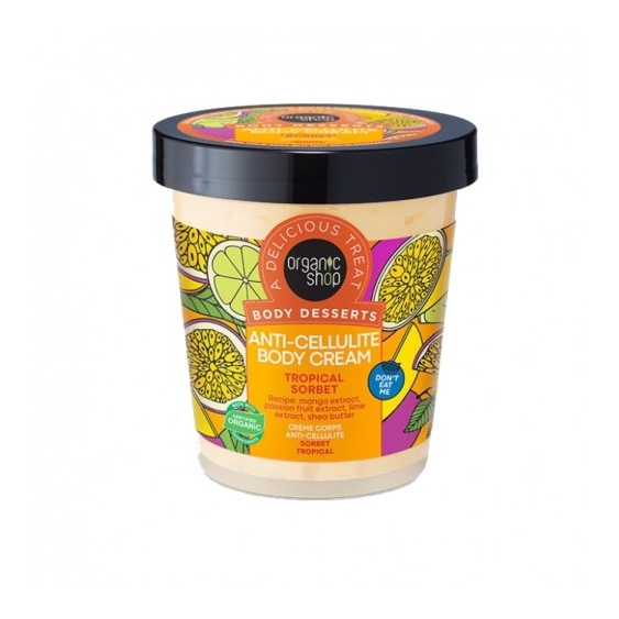 Organic Shop Tropical Sorbet Crema Corpo Anti-Cellulite 450 Ml
