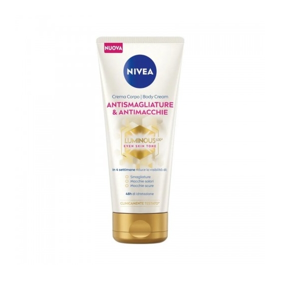 Nivea Luminous 360 Crema Corpo Antismagliature & Antimacchie 200 Ml