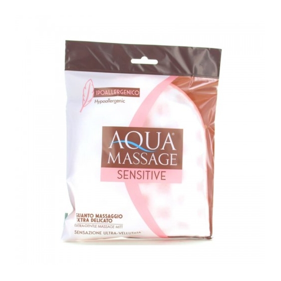 Aqua Massage Sensitive Guanto Massaggio Extra Delicato Colori Assortiti