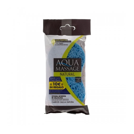 Aqua Massage Natural Spugna Morbida In Cellulosa
