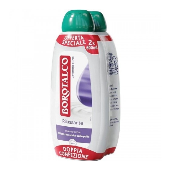 Borotalco Rilassante Bagnoschiuma 2X600 Ml