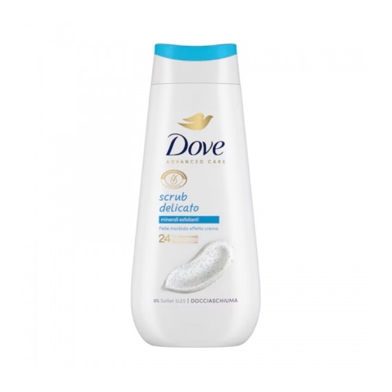 Dove Scrub Delicato Docciaschiuma Idratante 225 Ml