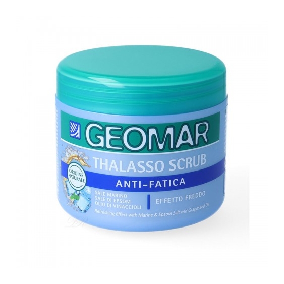 Geomar Thalasso Scrub Anti Fatica Gel Esfoliante Ad Effetto Freddo 600 G