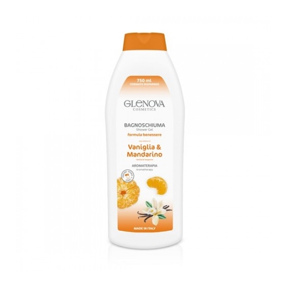 Glenova Bagnoschiuma Alla Vaniglia E Mandarino 750 Ml