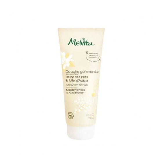 Melvita Shower Scrub Gel Doccia Esfoliante 200 Ml