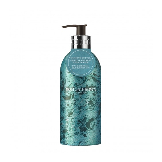 Molton Brown Coastal Cypress & Sea Fennel Infinite Bottle Bagnoschiuma 400 Ml