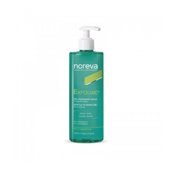 Noreva Exfoliac Gel Doccia Delicato Viso E Corpo 400 Ml