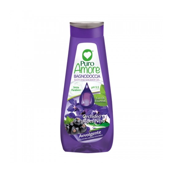 Puro Amore Orchidea E Ribes Nero Bagnodoccia Avvolgente 750 Ml