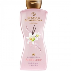 Spuma Di Sciampagna Bagnodoccia Crema Setificante Alle Perle Di Seta E Vaniglia 650 Ml