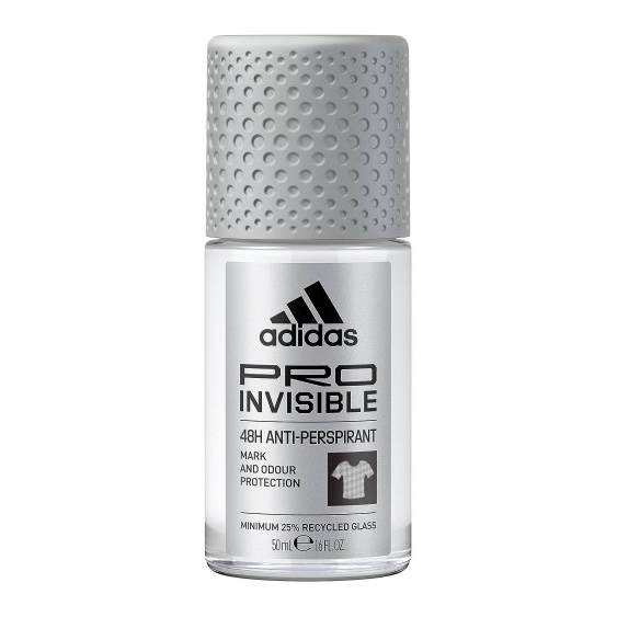 Adidas Pro Invisible Deodorante Anti-Traspirante 50 Ml Roll-On