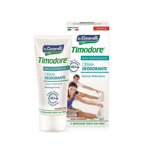 Dottor Ciccarelli Timodore Crema Deodorante Per I Piedi Antisudore 48 Ore 50 Ml