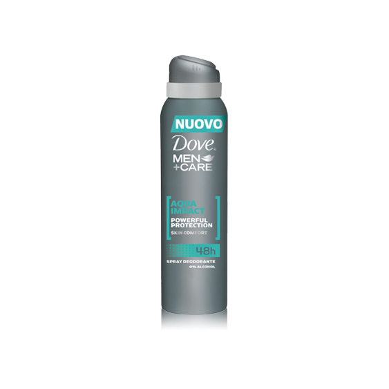 Dove Deodorante Uomo Spray Men+Care Aqua Impact Senza Alcool 150 Ml