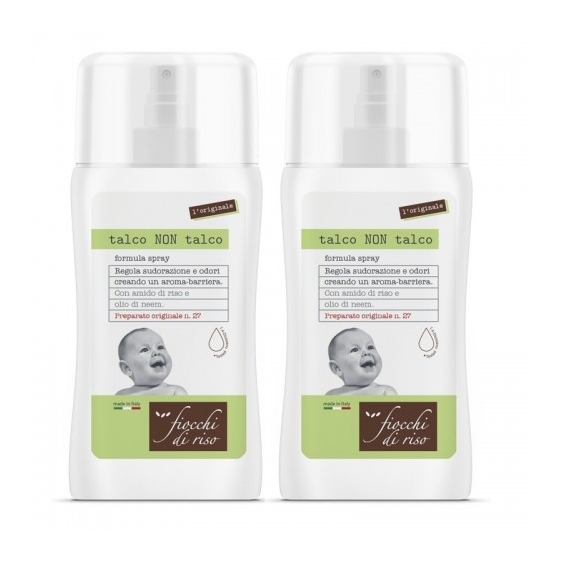 Fiocchi Di Riso Talco Non Talco 2 Spray 100 Ml