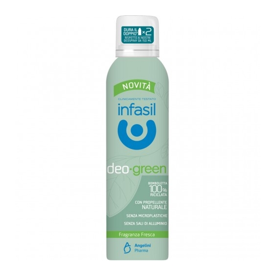 Infasil Deo Green Fragranza Fresca Deodorante Spray 125 Ml