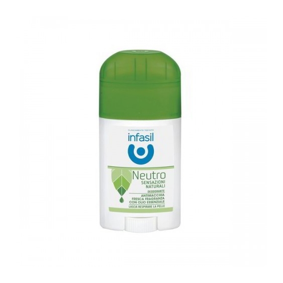 Infasil Neutro Sensazioni Naturali Deodorante Stick 40 Ml Con Olio Essenziale