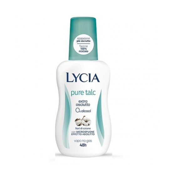 Lycia Pure Talc Deodorante Senza Alcool 75 Ml