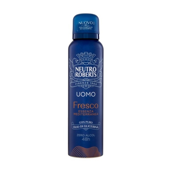 Neutro Roberts Uomo Fresco Essenza Mediterranea Deodorante 150 Ml Spray