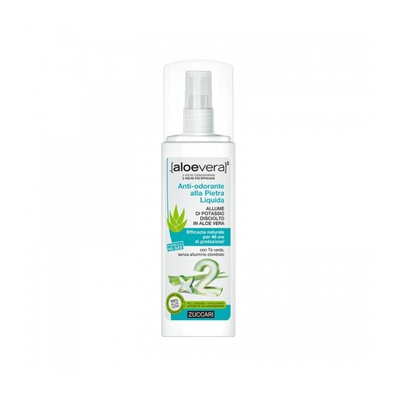 Zuccari Aloevera2 Antiodorante Alla Pietra Liquida Senza Alluminio No Gas 100Ml