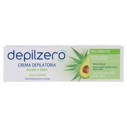 Depilzero Crema Depilatoria Ascelle E Bikini Idratante E Protettiva Con Olio Di Avocado 75 Ml