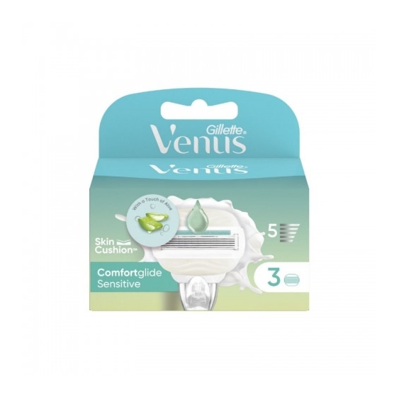 Gillette Venus Comfortglide Sensitive 3 Lamette Di Ricambio