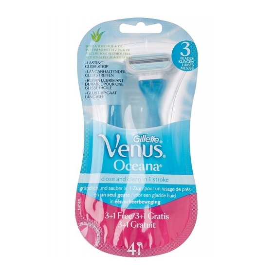 Gillette Venus Oceana Rasoio Usa E Getta Confezione 3 Pezzi + 1