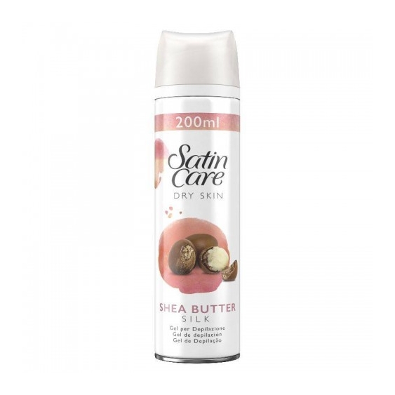 Satin Care Dry Skin Gel Da Depilazione Con Burro Di Karitè 200 Ml
