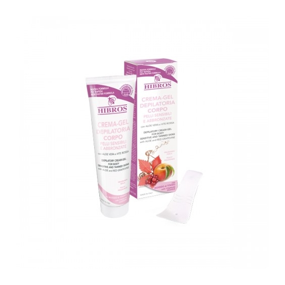Hibros Crema Gel Depilatoria Corpo Per Pelli Sensibili E Abbronzate 150 Ml