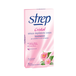 Strep Strisce Depilatorie Per Il Corpo Cristal 20 Strisce