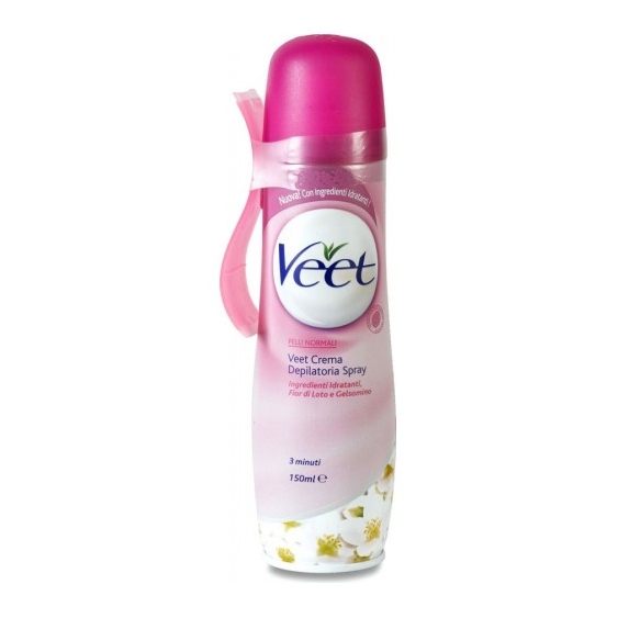 Veet Schiuma Depilatoria Per Pelli Normali Spray Da 150 Ml
