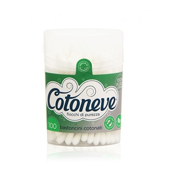Cotoneve Bastoncini Cotonati 1 Barattolo 100 Pezzi