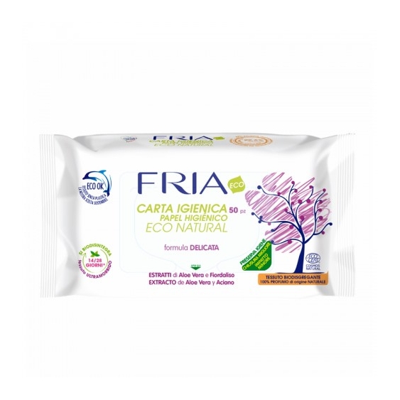 Fria Carta Igienica Eco Natural 50 Salviette