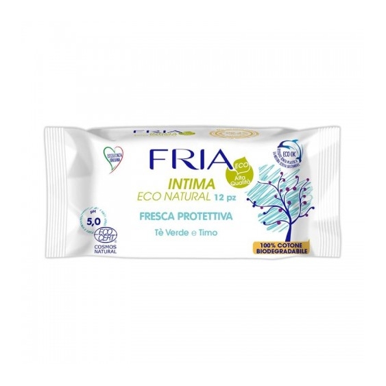 Fria Intima Eco Natural Fresca Protettiva 12 Salviette
