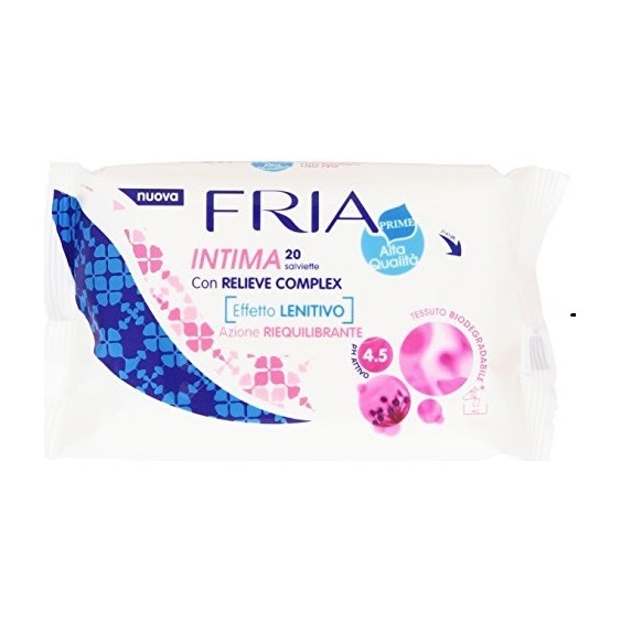Fria Salviette Per L'Igiene Intima Effetto Lenitivo20 Salviette