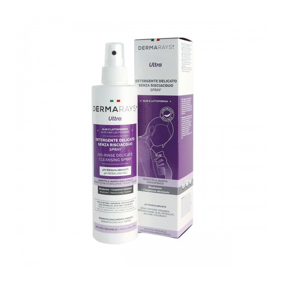 Rays Dermarays Ultra Detergente Delicato Senza Risciacquo Spray 250 Ml