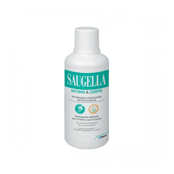 Saugella Intimo&Corpo Detergente Delicato Per L'Intimo E Per Il Corpo 500 Ml