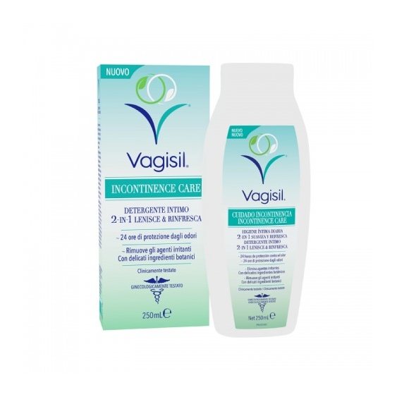 Vagisil Incontinence Care Detergente Intimo 2 In 1 Che Lenisce E Rinfresca 250 Ml