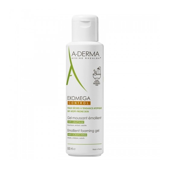 Aderma Exomega Control Gel Detergente Emolliente 500 Ml