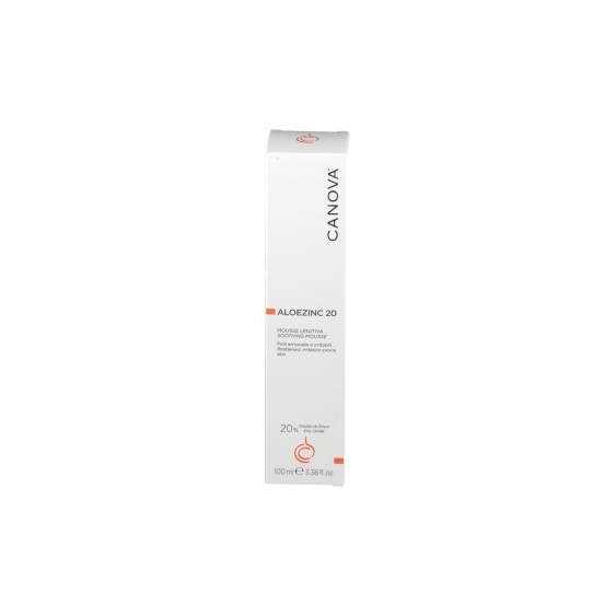 Canova Aloezinc 20 Mousse Lenitiva 100 Ml