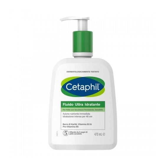 Cetaphil Fluido Ultra Idratante Per Pelli Secche O Molto Secche 470 Ml