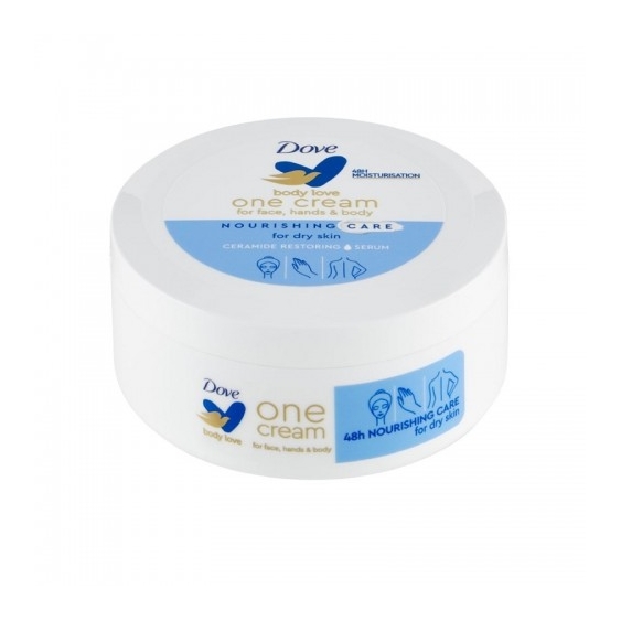 Dove Body Love One Cream Nourishing Care Crema Viso, Corpo E Mani 250 Ml