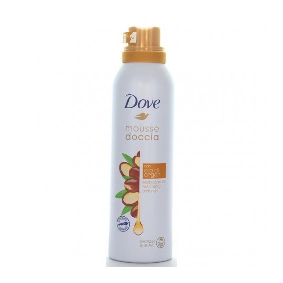 Dove Mousse Doccia Docciaschiuma Con Olio D'Argan 200 Ml