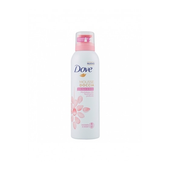 Dove Mousse Doccia Docciaschiuma Con Olio Di Rosa 200 Ml