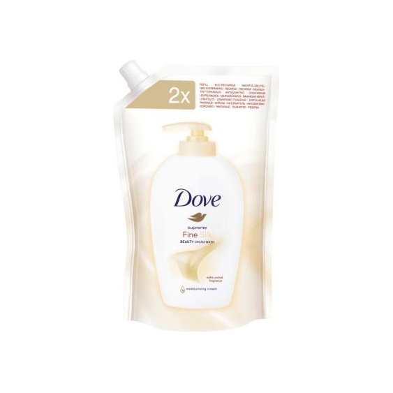 Dove Fine Silk Sapone Liquido Pouch 500 Ml Ricarica