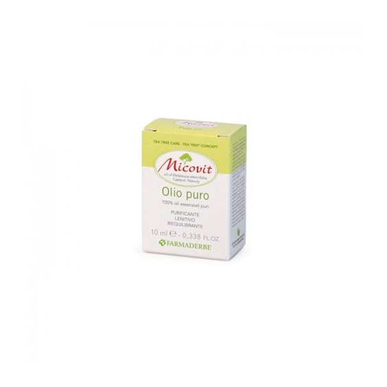 Farmaderbe Micovit Olio Puro Olio Purificante Lenitivo Riequilibrante 10 Ml