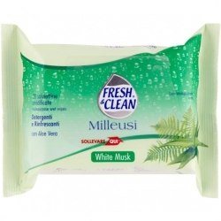 Fresh & Clean Milleusi 20 Salviettine Umidificate Withe Musk
