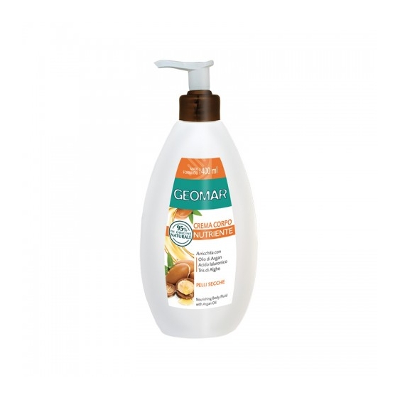 Geomar Crema Corpo Nutriente Con Olio Di Argan Per Pelli Secche 400 Ml