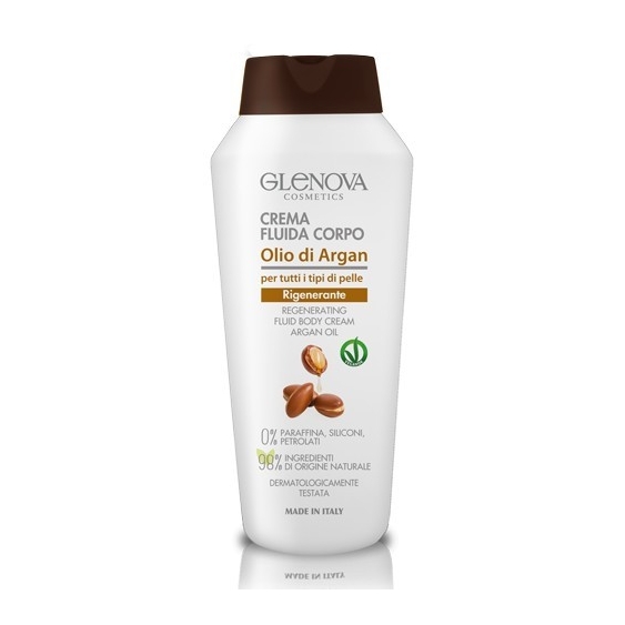 Glenova Crema Fluida Rigenerante Con Olio Di Argan 300 Ml